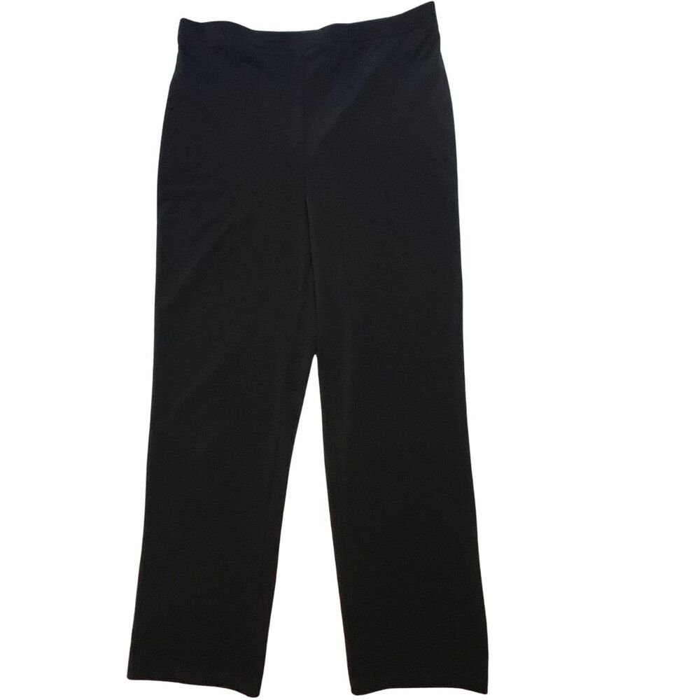S. Levine Pants Womens Large Black High Rise Professional Dark Academia Slacks